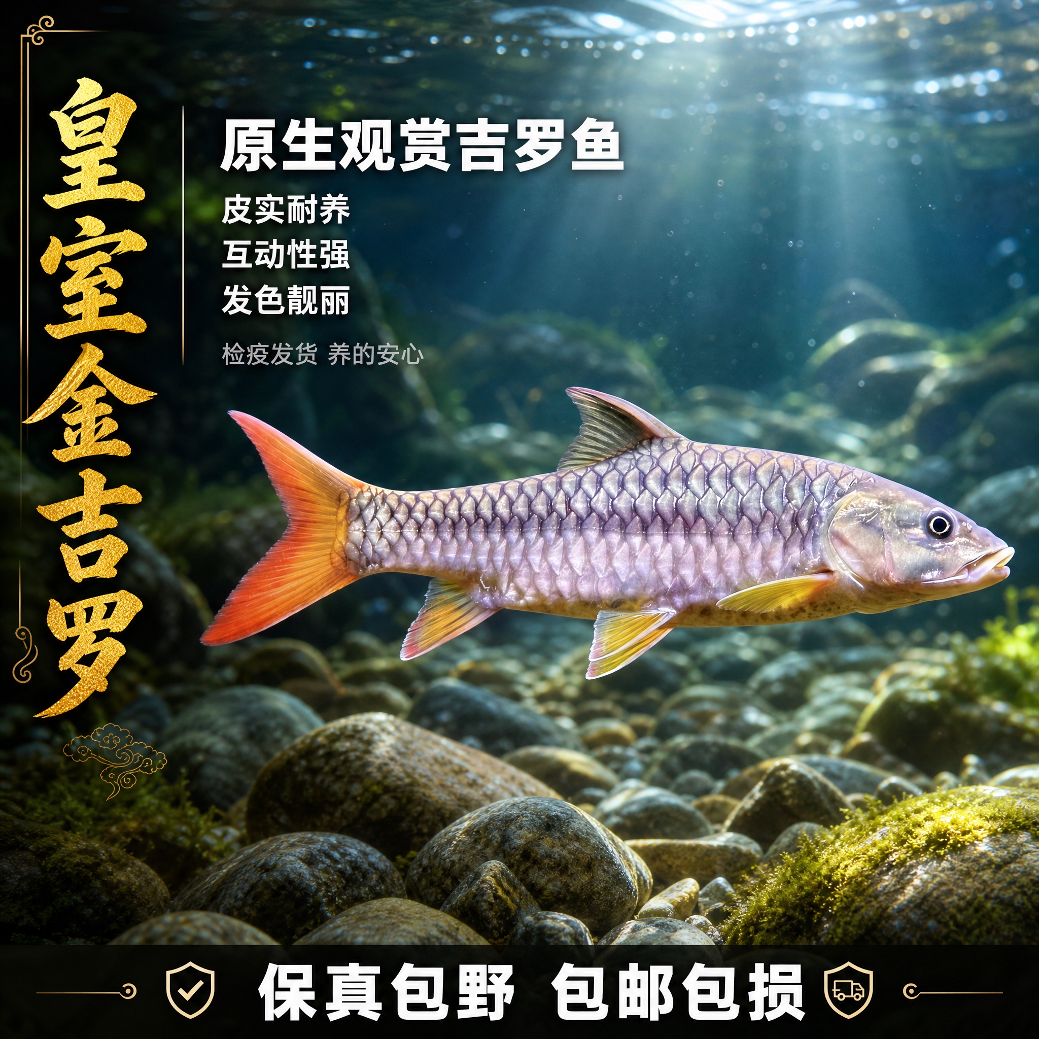 [单张主图] 皇室金吉罗 原生观赏吉罗鱼 淘宝天猫1:1主图… - 图片创意预览