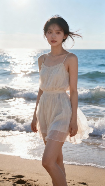 生成50张漂亮小姐姐全身照片，穿超短裙的，单张单张，不要合集预览效果