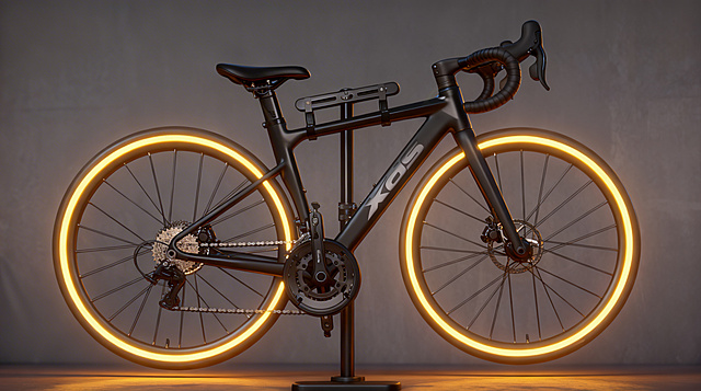 「图片1」让这辆自行车轮子的光变成黄色的光