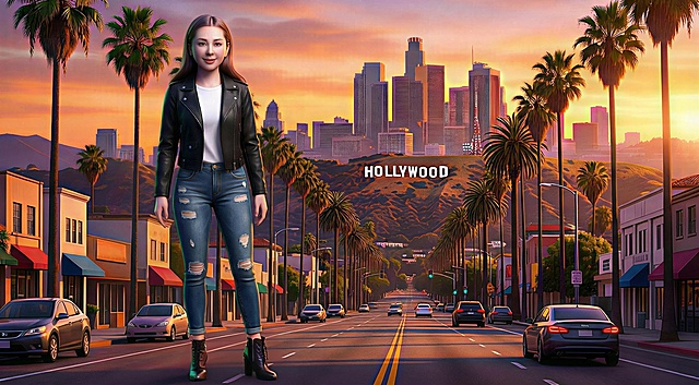 头发风格改成，韩国风格