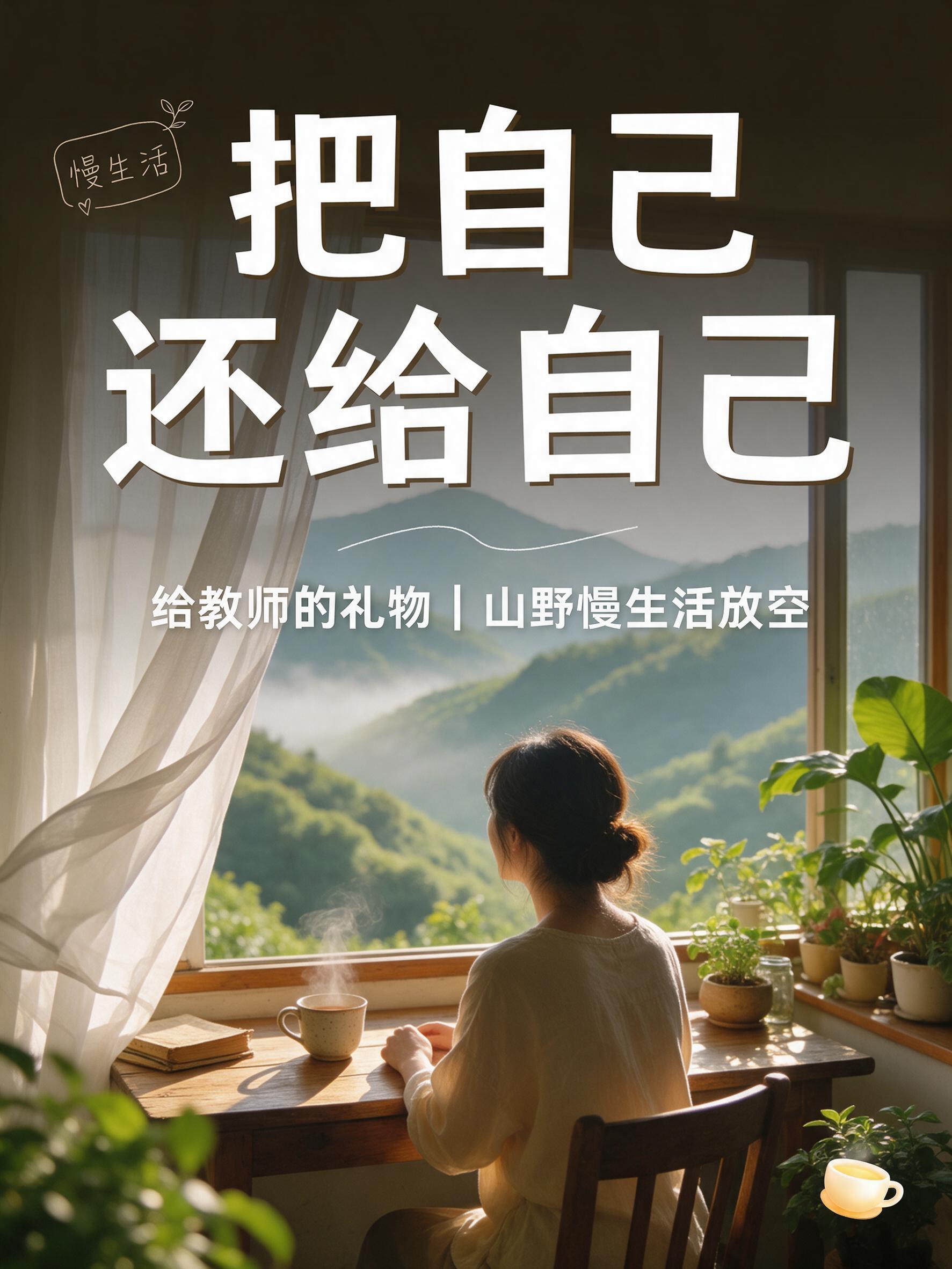 小红书笔记大字封面，配图大字，ins清新治愈风，版式精美，小红… - 图片创意预览