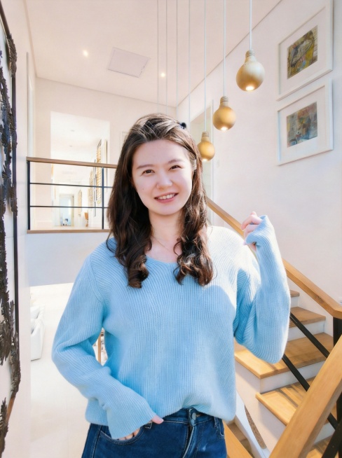 将人物放大一些，撑满画面预览效果