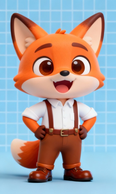 Q版疯狂动物城狐尼克「图片1」预览效果