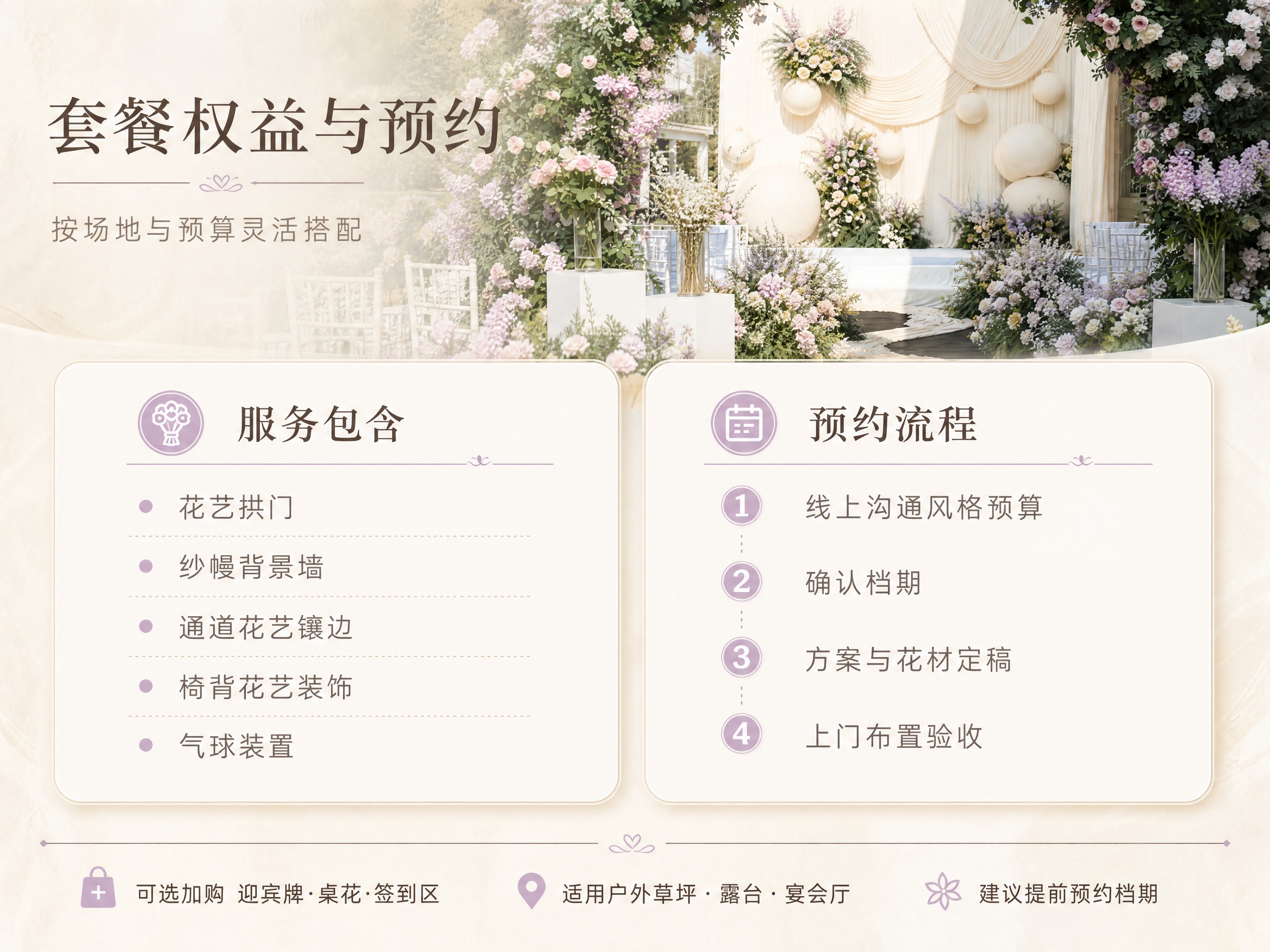 [商品] 使用【图1】真实户外婚礼仪式区布置场景；服务素材保护… - 图片创意预览