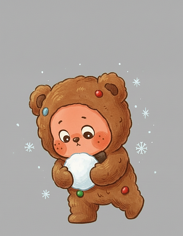 再换一个人雪球的姿势