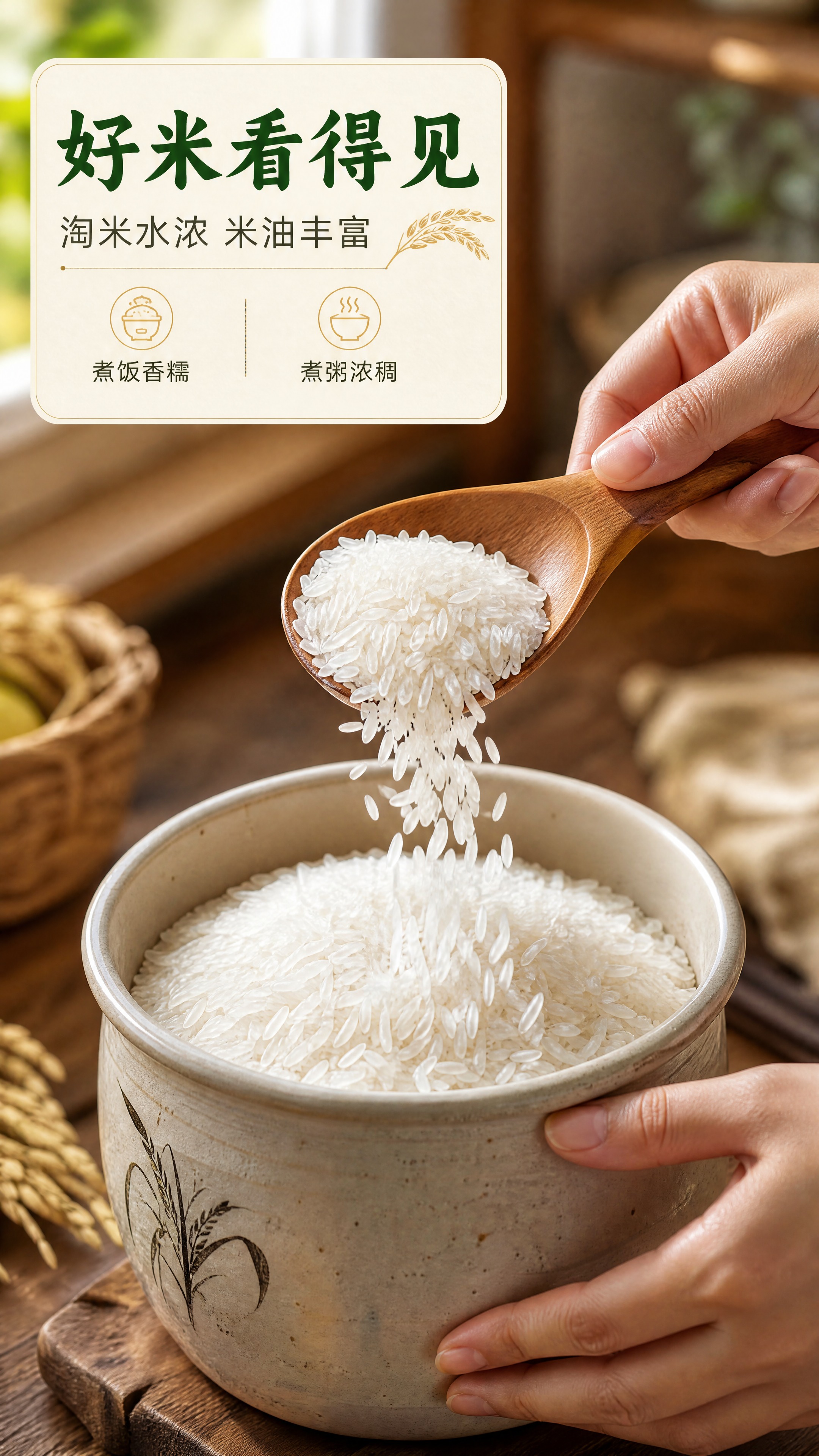 [商品] 使用【图1】【图2】中的大米实物参考；本张不出现包装… - 图片创意预览