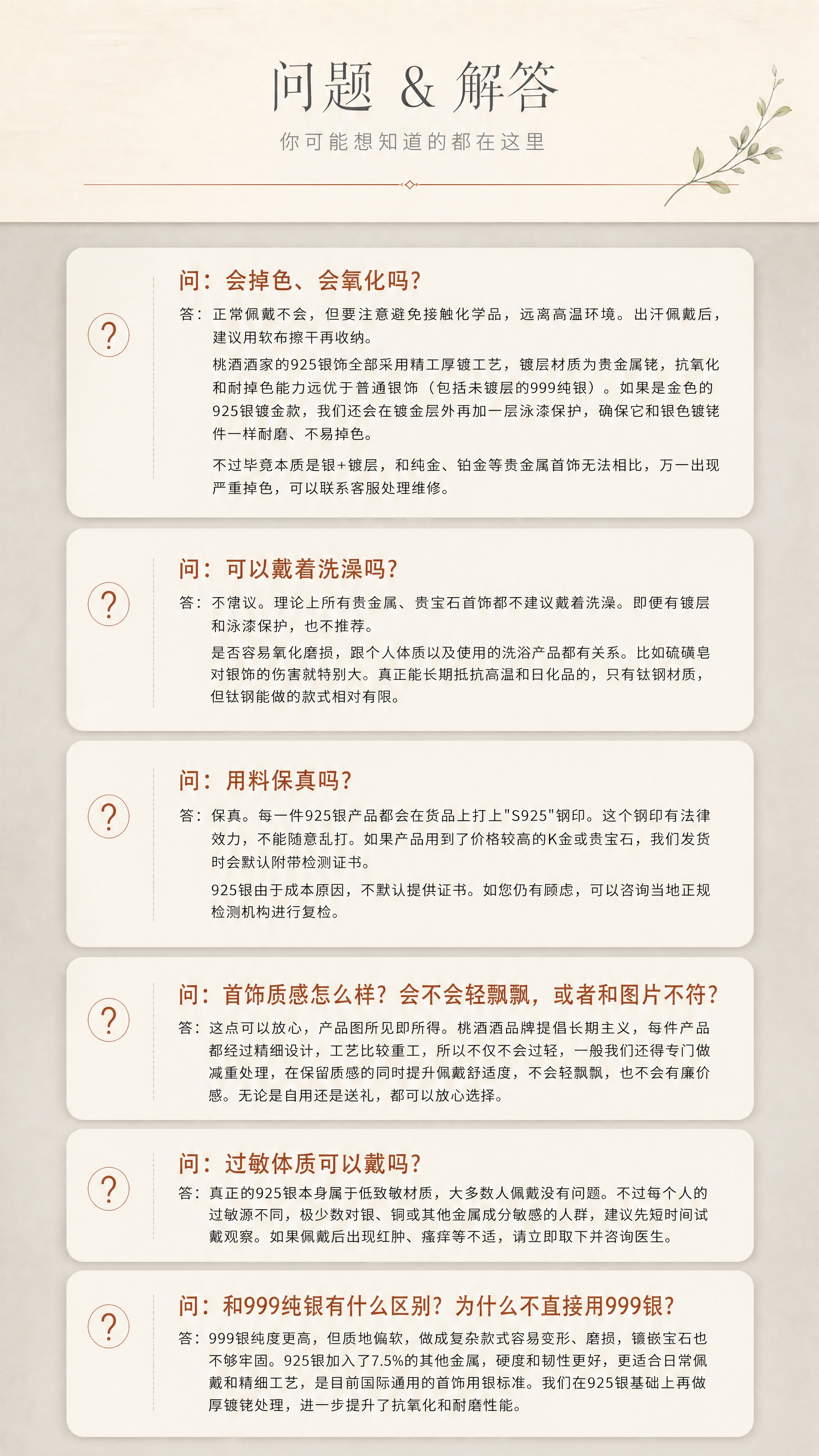 [画面] 页面目标：常见问题解答详情页，以问答形式解答买家最关… - 图片创意预览