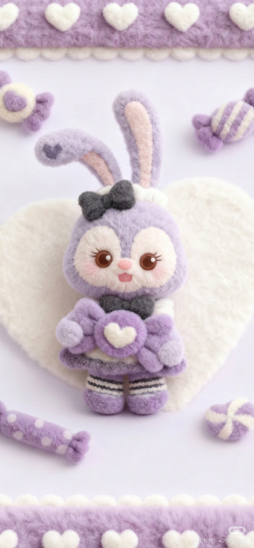 从新画清晰，要反真的毛茸茸的玩偶预览效果