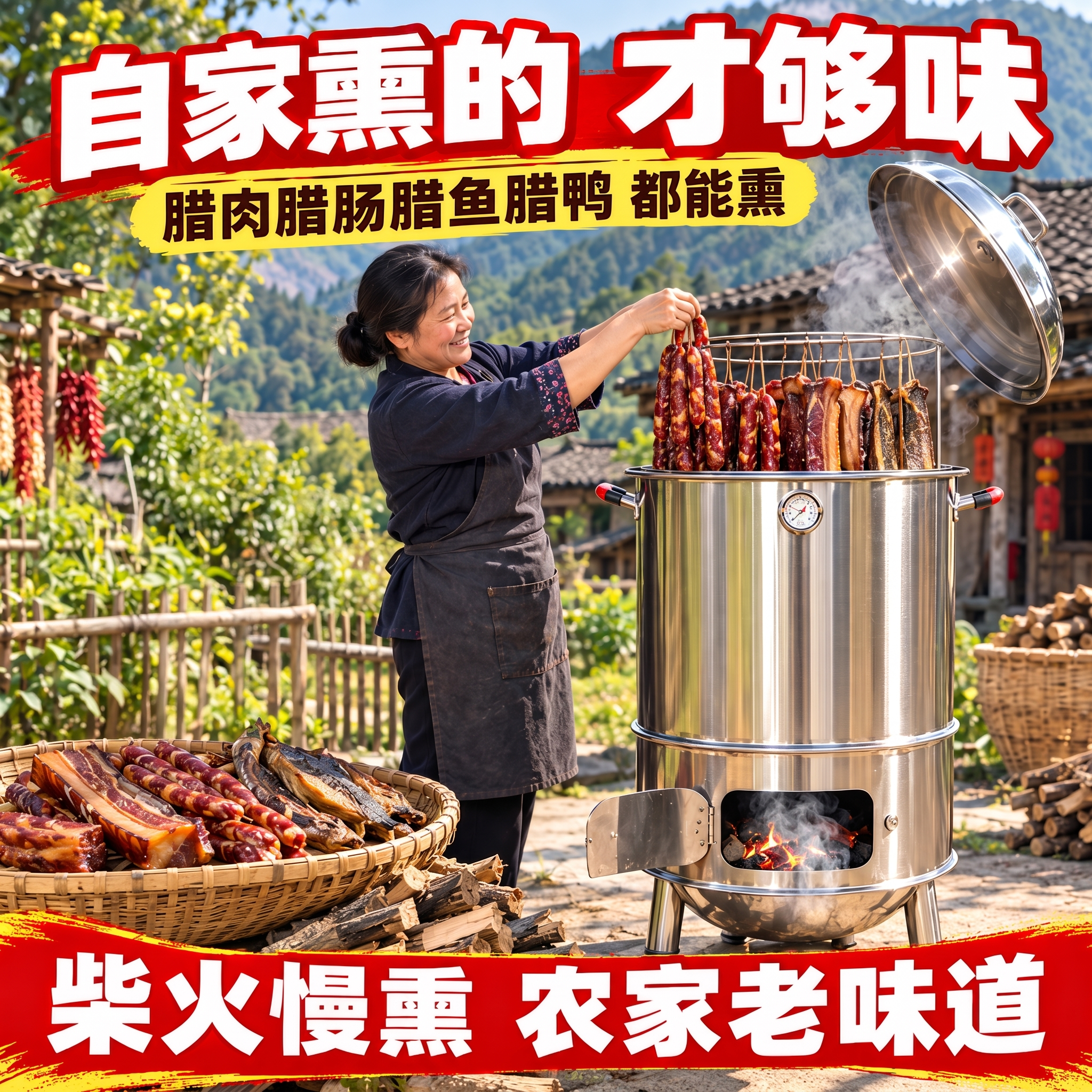 图中的文字，湖南、湖北、四川、云贵都在用，去掉。同时这个腊肉呢… - 图片创意预览