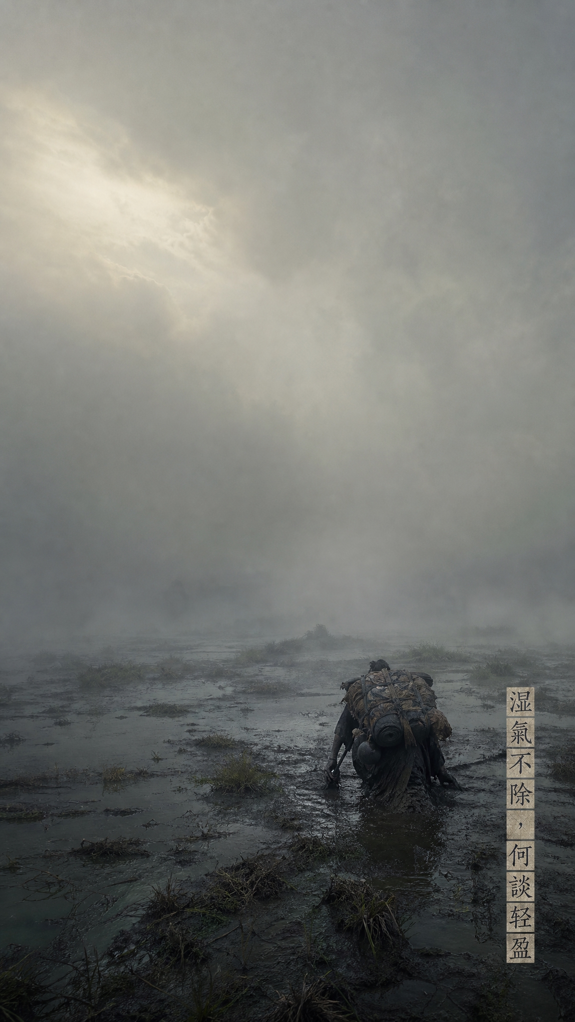 超写实摄影风格，国风神话场景，强烈光影对比。画面展现一片巨大的… - 图片创意预览