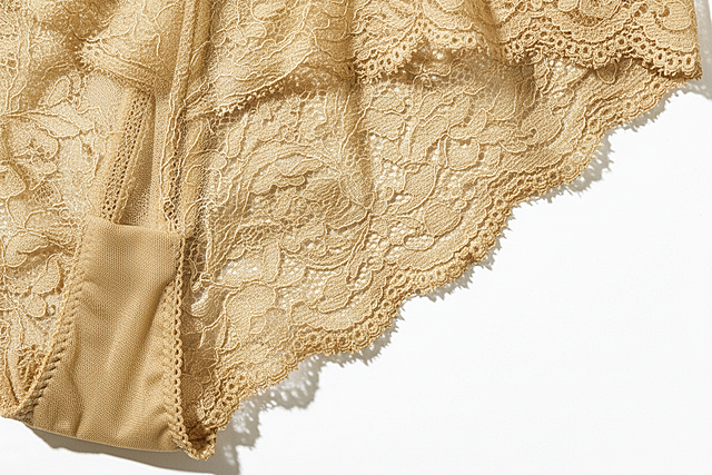 内裤下摆细节，面料材质细节