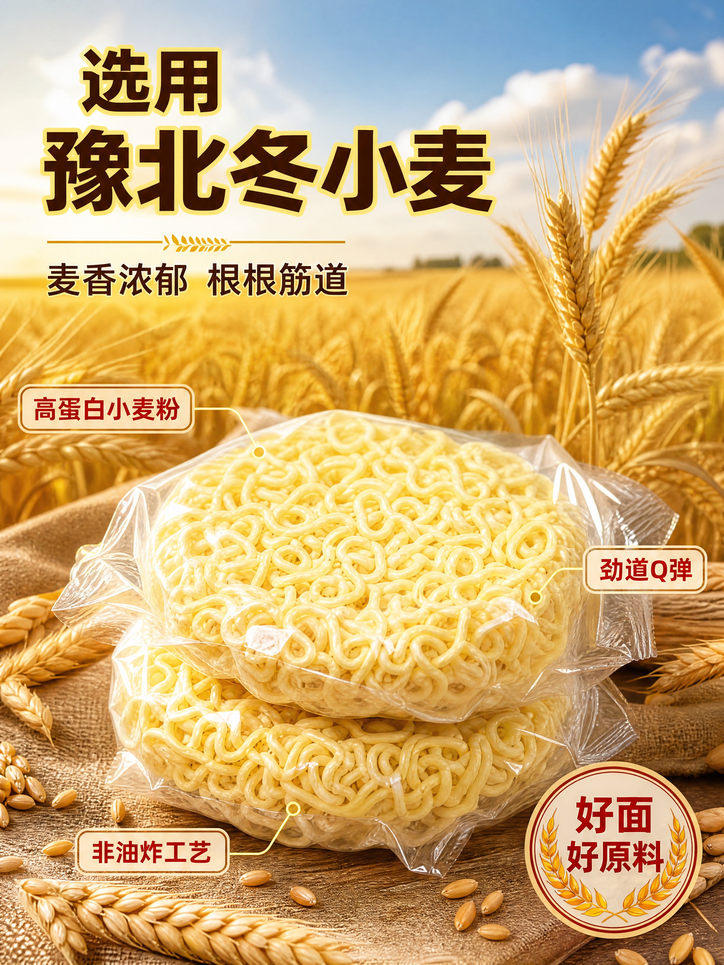 [商品] 使用【图5】生面饼特写图；保留面饼圆形造型、波浪形面… - 图片创意预览