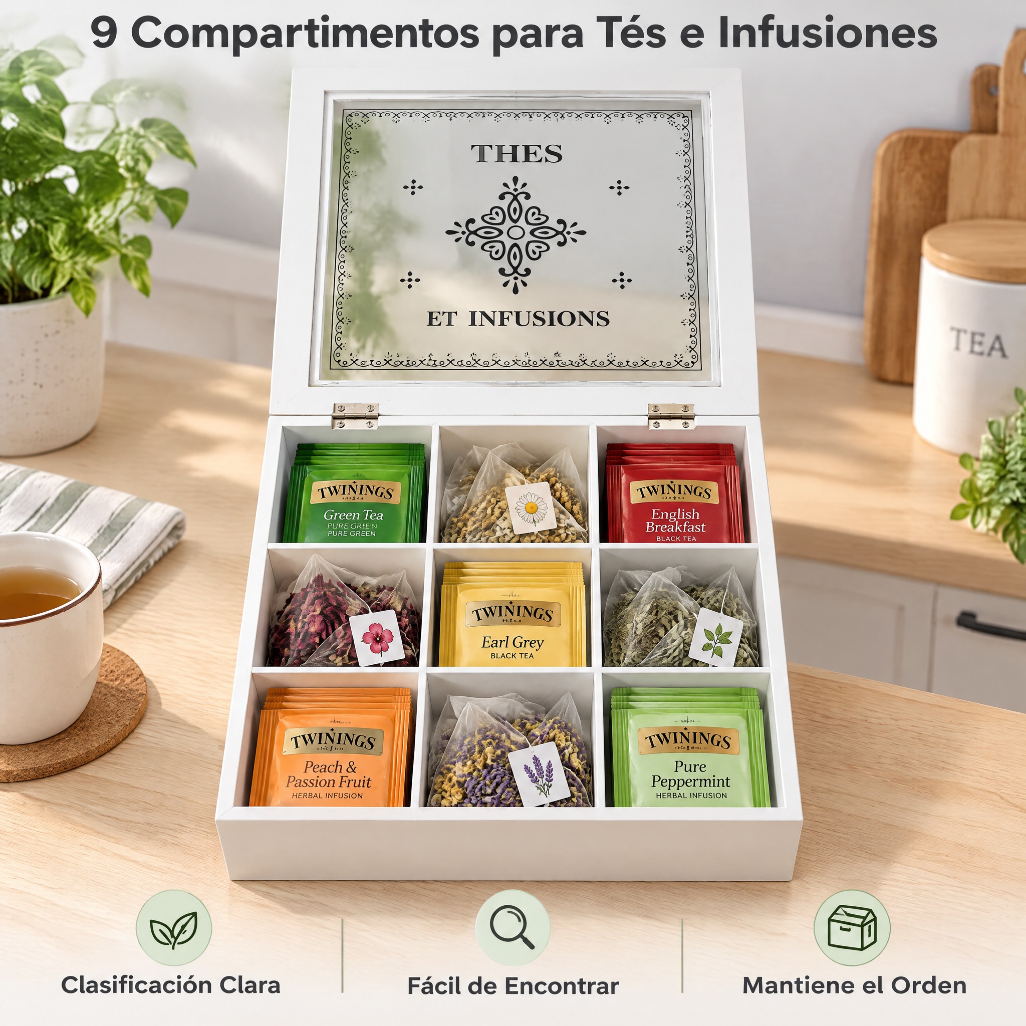 [主图-2] Caja Organizadora de Té… - 图片创意预览