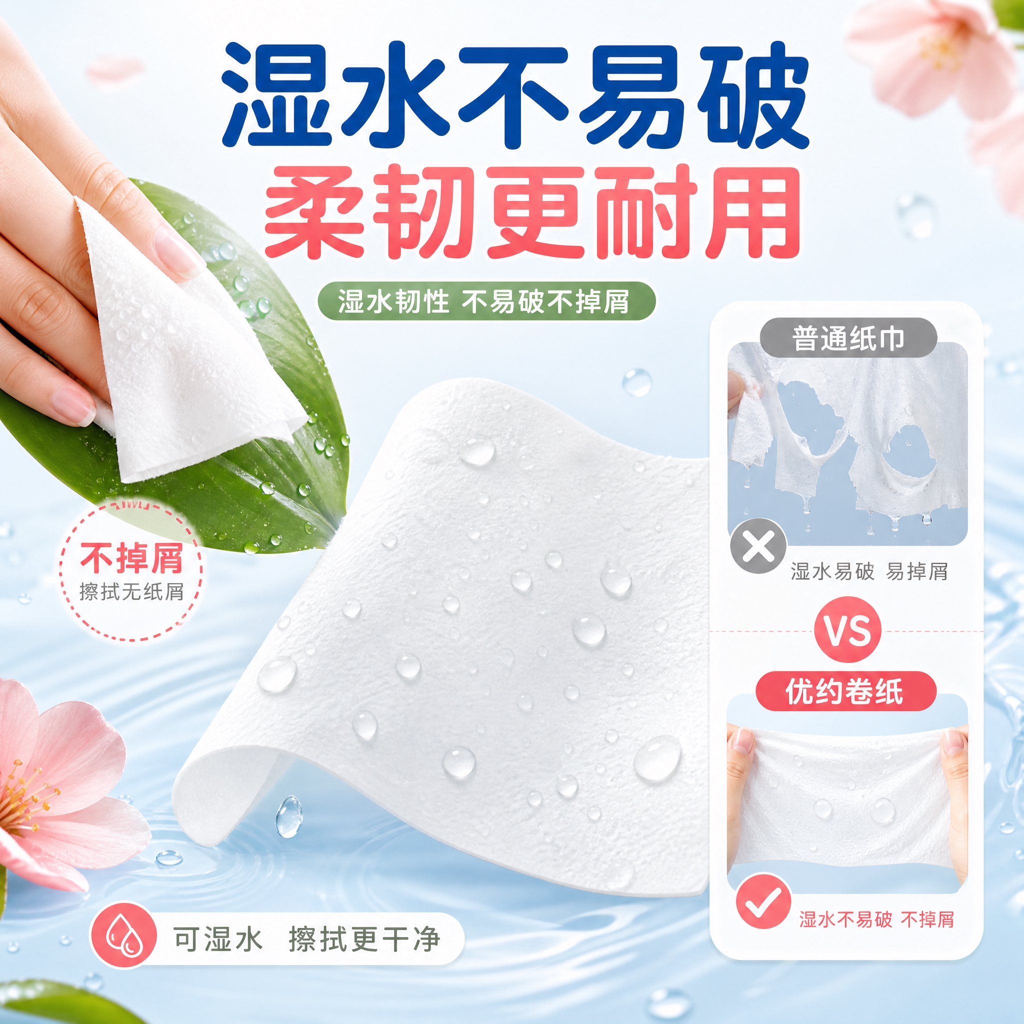 [主图-8] 湿水韧性 不易破不掉屑 [统一基调] 拼多多清新… - 图片创意预览