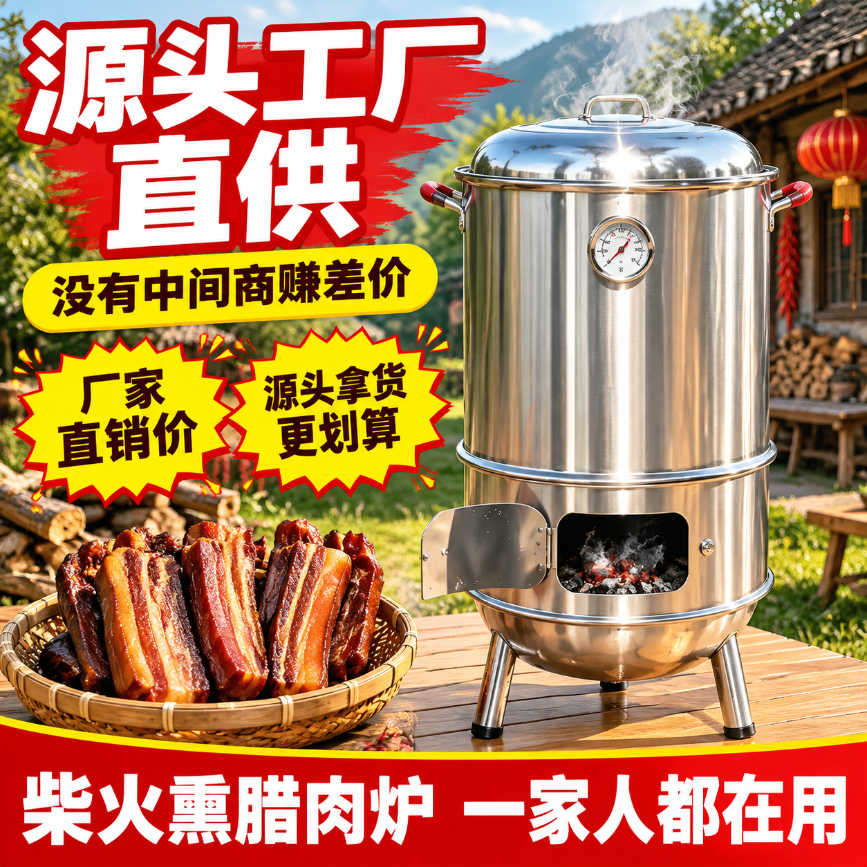 [主图-1] 源头工厂直供主图：面向普通顾客，突出厂家直销、没… - 图片创意预览