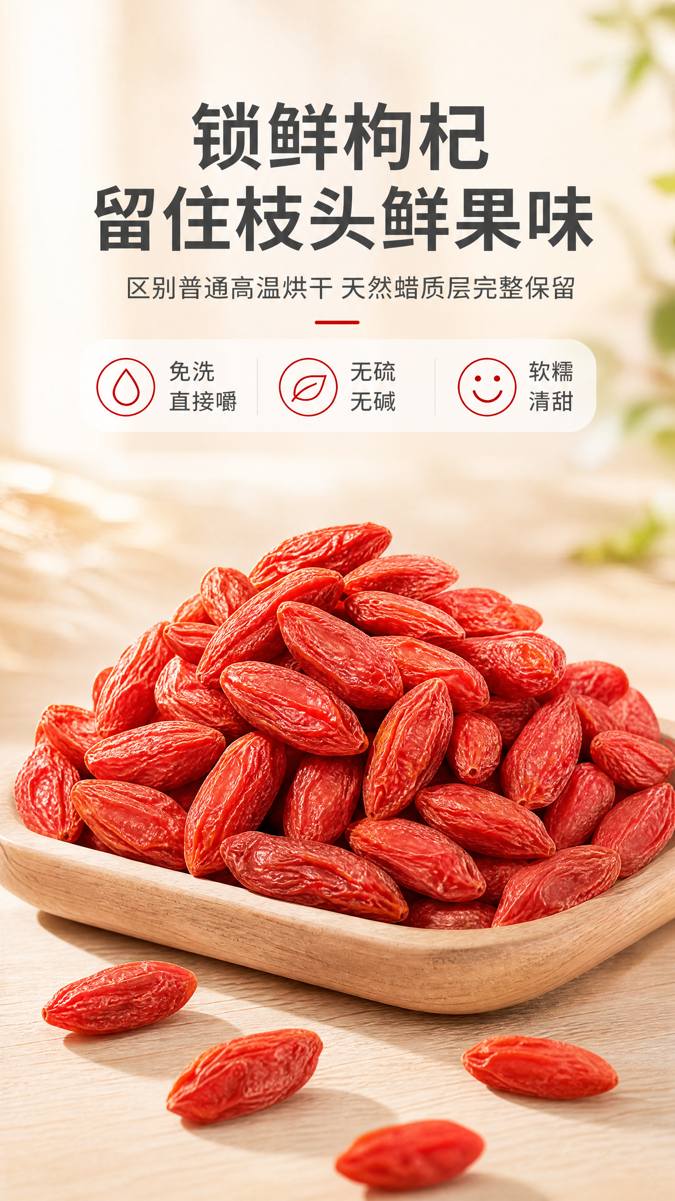[商品] 使用【图1】锁鲜枸杞颗粒；保留枸杞鲜红饱满的天然色泽… - 图片创意预览