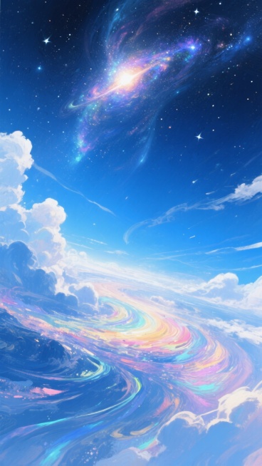 天空，宇宙，预览效果
