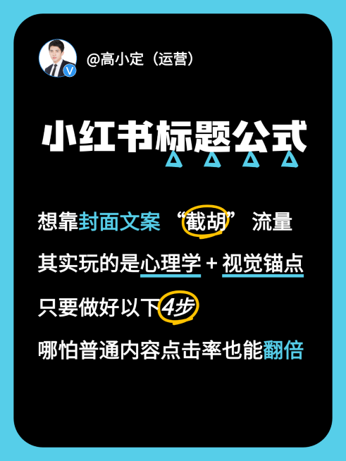 小红书爆款大字小红书封面预览效果