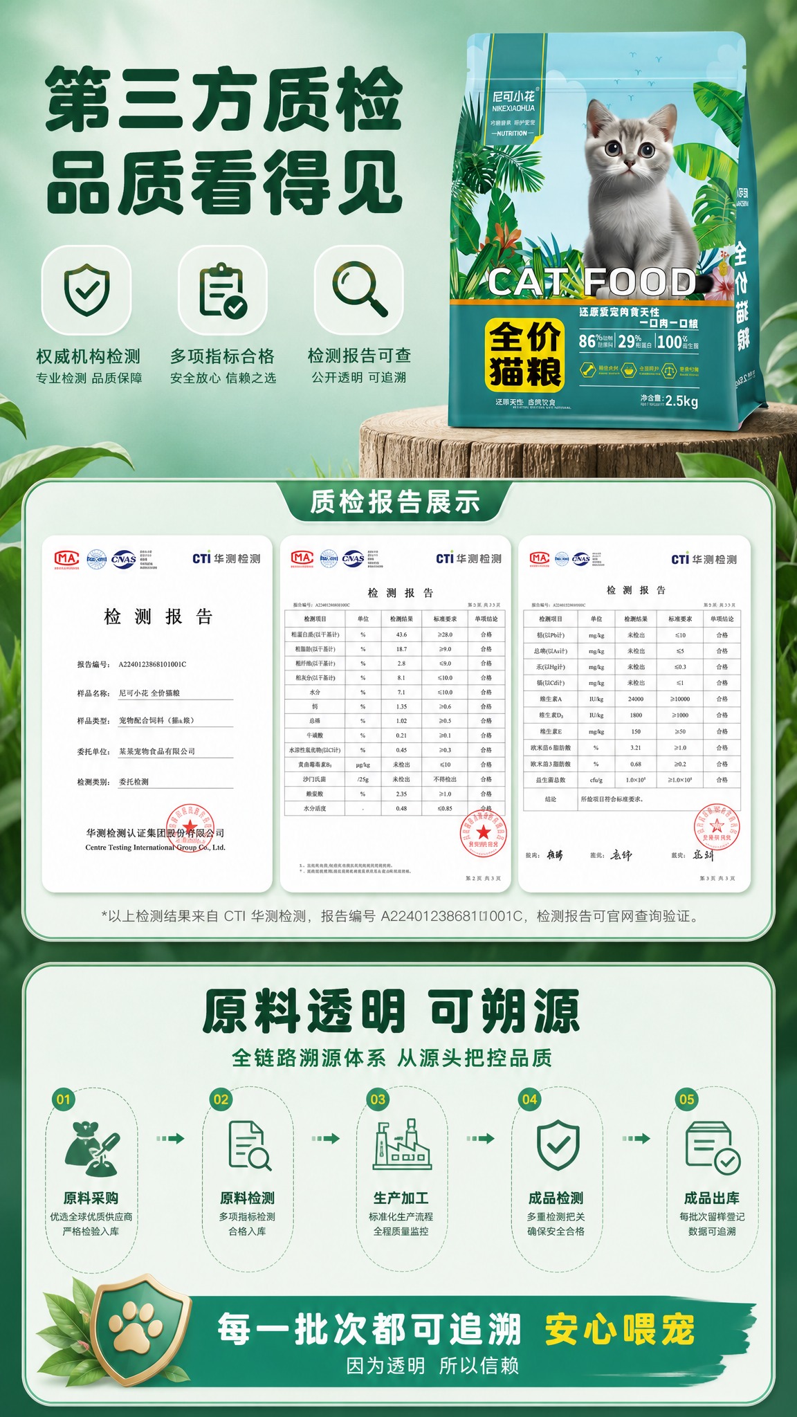 [商品] 使用【图2】尼可小花全价猫粮袋装产品；保留包装袋所有… - 图片创意预览