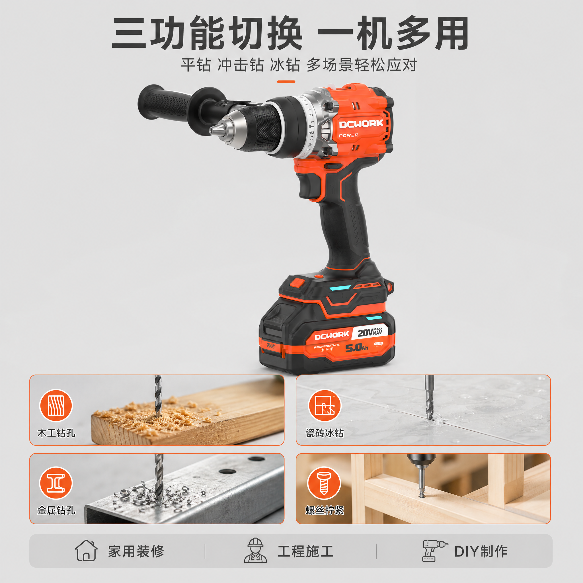 [主图-4] 多场景适用图，主题为三功能切换多场景应用展示。[… - 图片创意预览