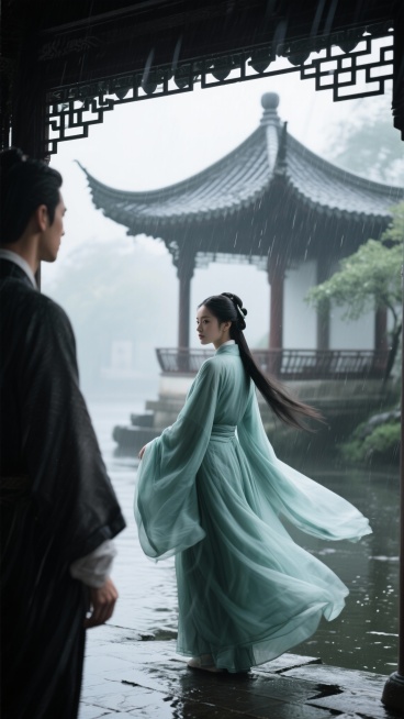 請仔細分析以下的歌詞,包含意境,意義,氛圍...等,不要遺漏任何細節,分析後,請生成切合這首歌詞意境與風格的20張分鏡圖,圖片風景美麗,山水壯麗,色彩艷麗,女的美麗可愛,男的帥氣英挺,圖片與圖片之間要预览效果