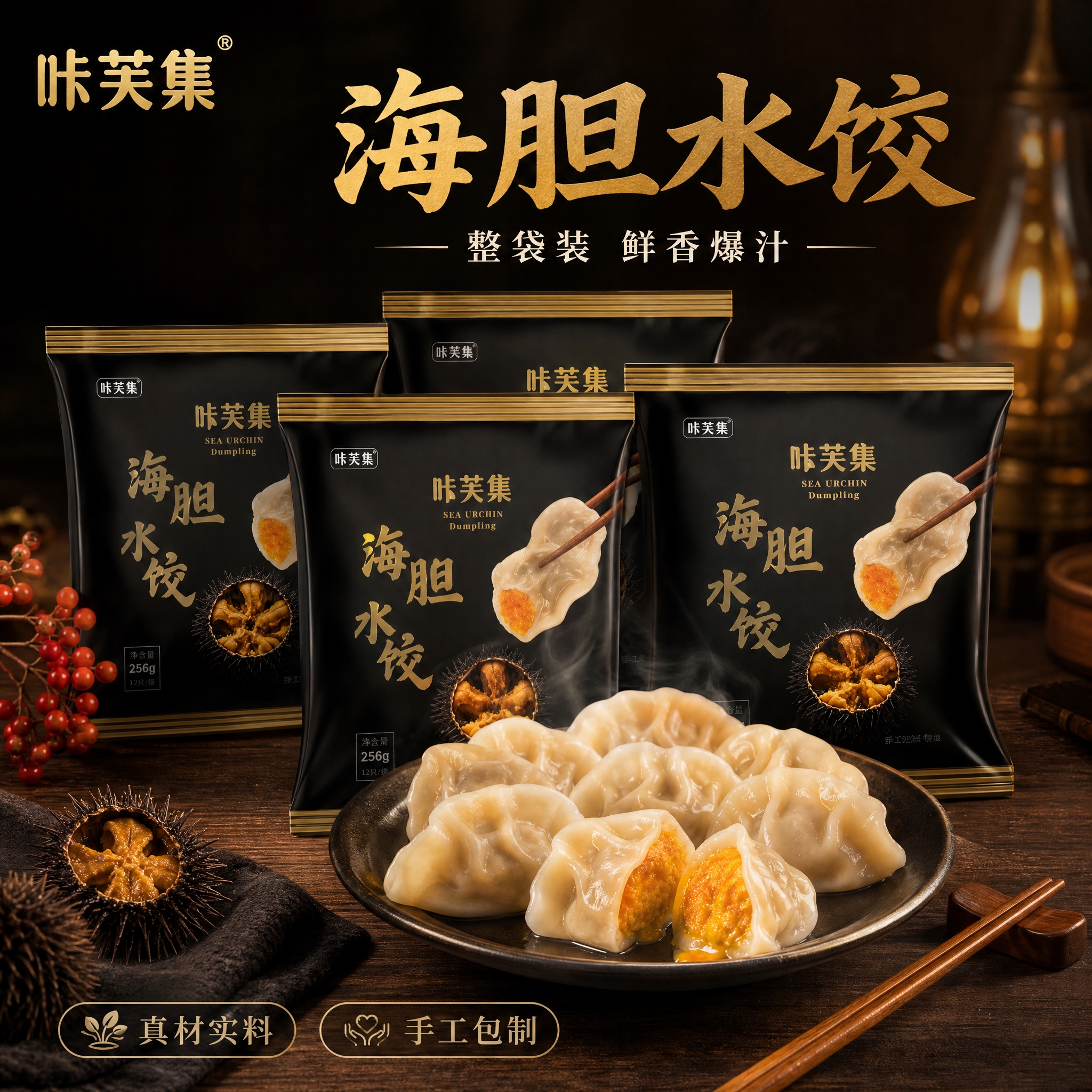 [主图-1] 淘宝/天猫食品类目1:1主图，主题是品牌“咔芙集… - 图片创意预览