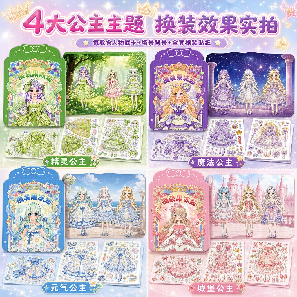 正方形1:1构图，超高清电商主图，糖果梦幻少女风，鲜亮通透色彩… - 图片创意预览