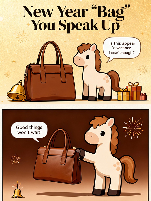 New Year 'Bag' You Speak Up | Brown Handbag