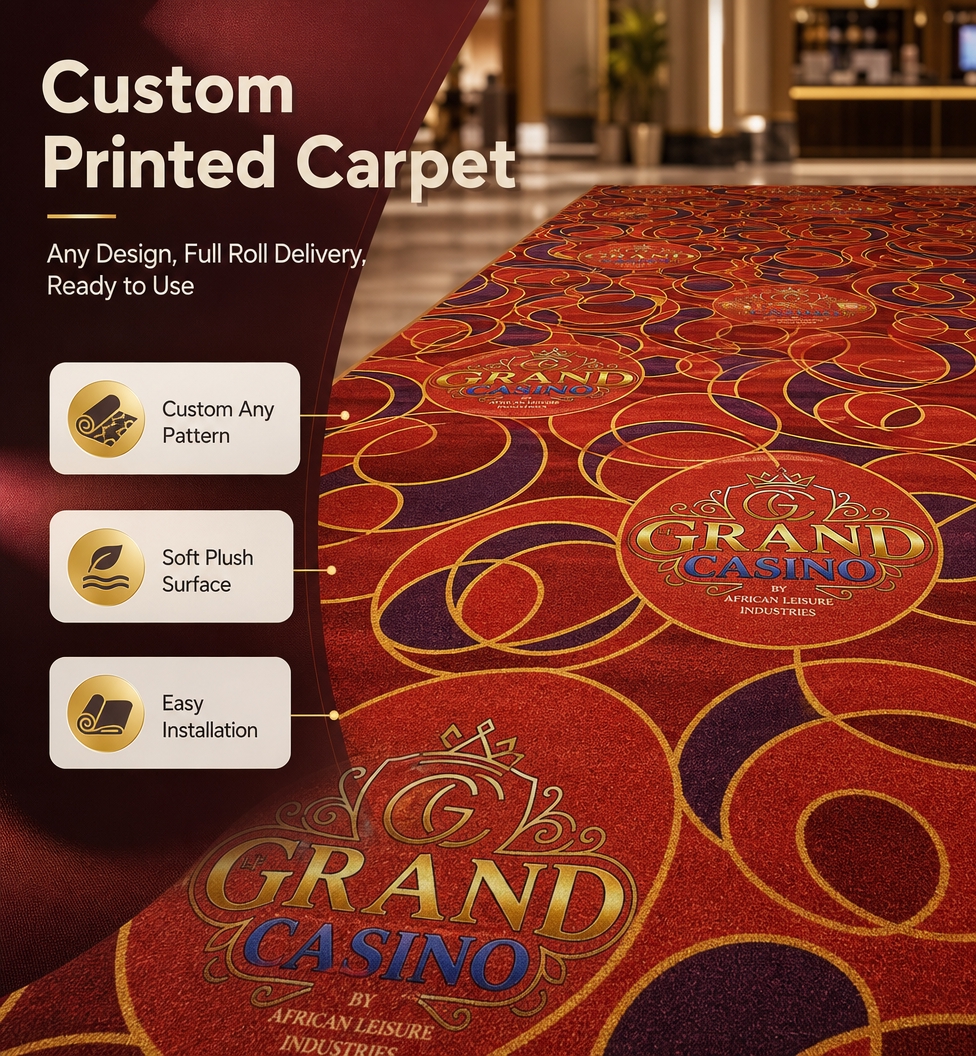 [商品] 使用【图4】红色GRAND CASINO印花整卷地毯… - 图片创意预览