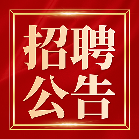 招聘商务政务简约红色大气公告公示公众号次图