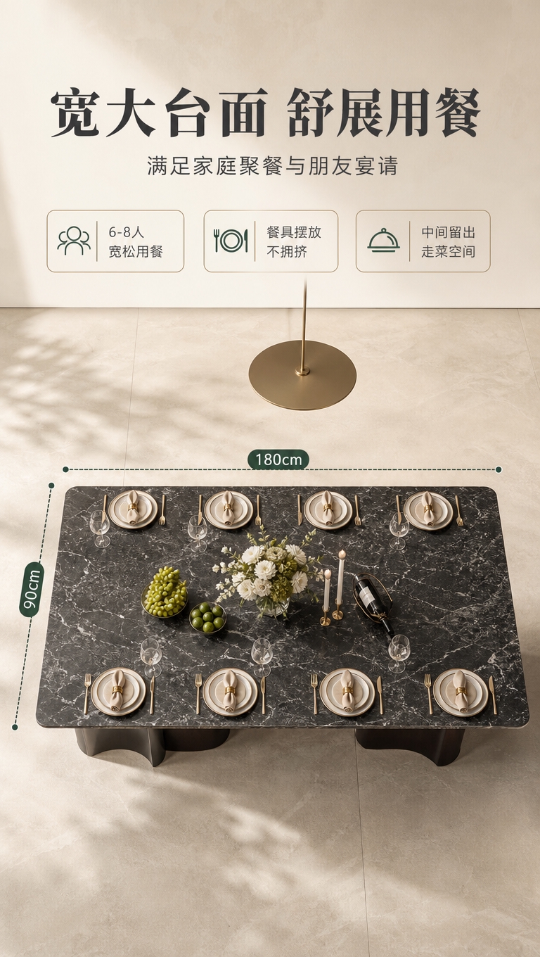 [商品] 使用【图1】DT-6630餐桌；保留台面形状、整体比… - 图片创意预览