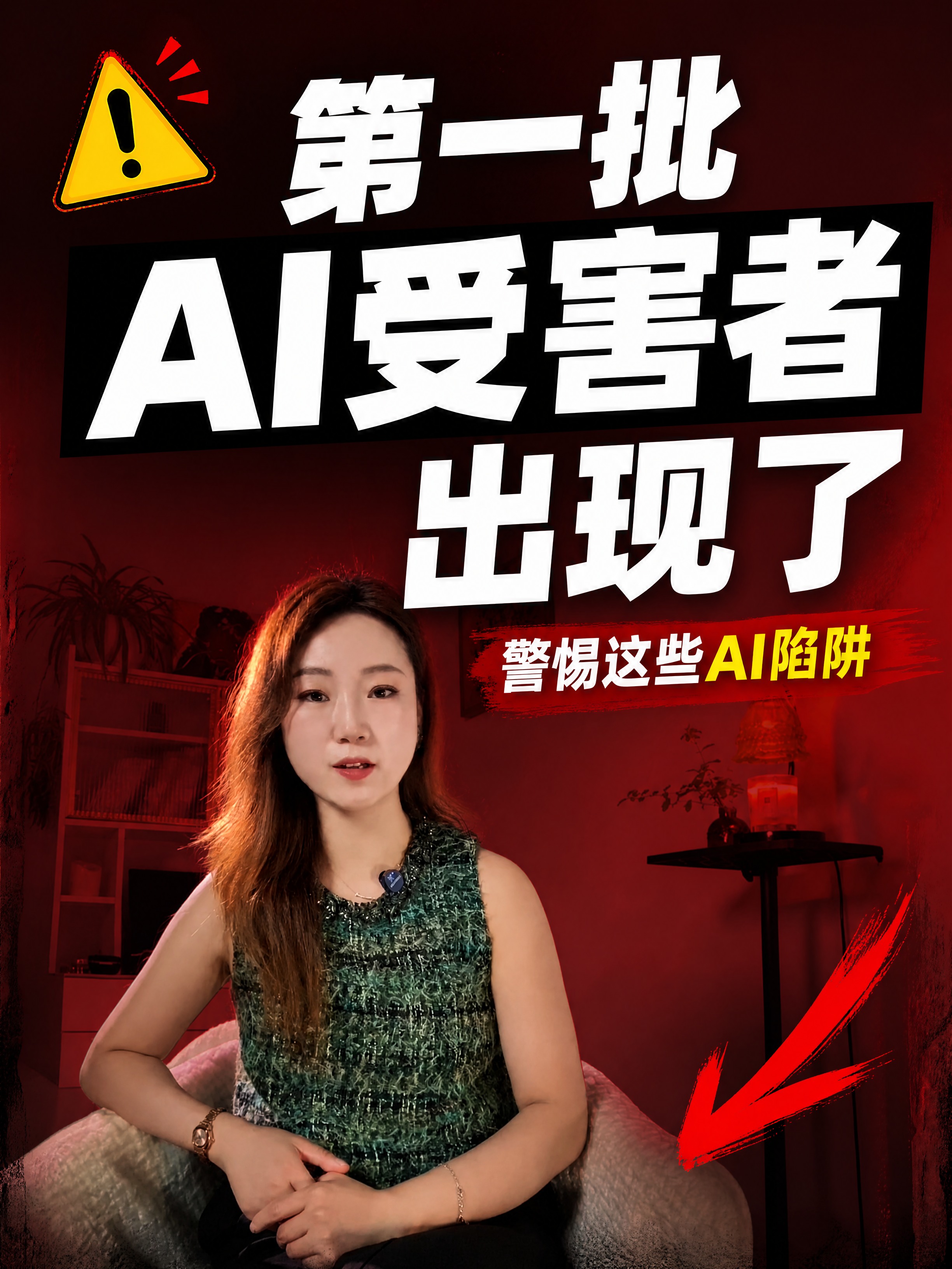 小红书笔记大字封面，配图大字，高饱和撞色警示风，版式精美，小红… - 图片创意预览