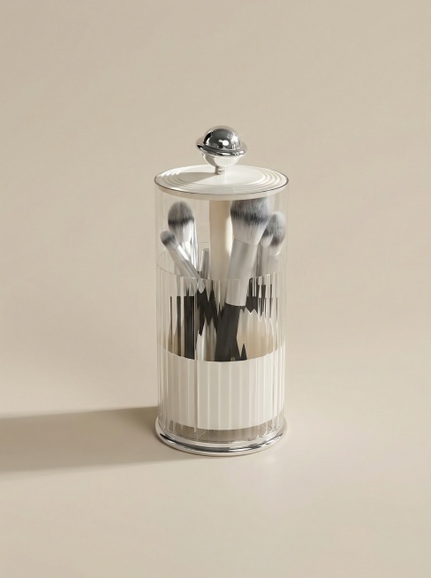 让产品整体变新，商业拍摄氛围，浅色的纯色背景预览效果