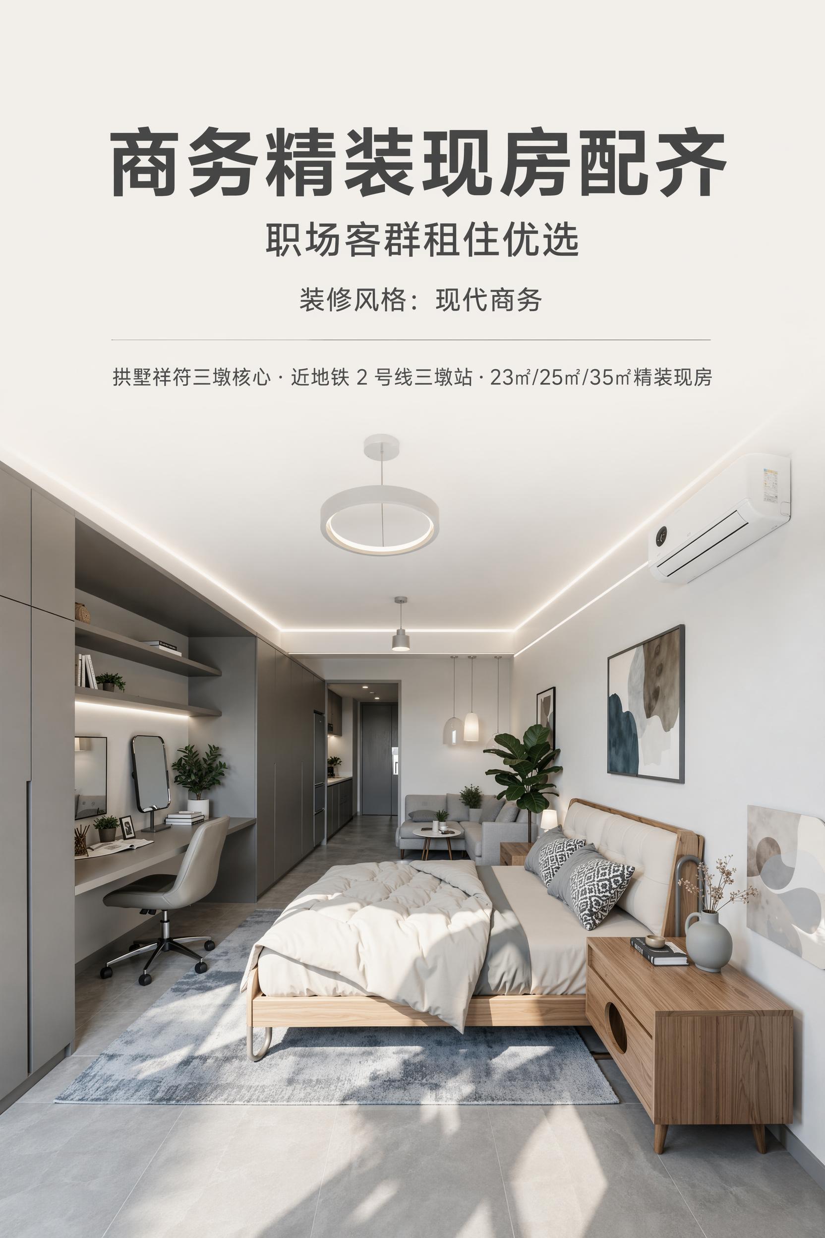 [主图-3] 现代商务精装现房宣传主图 [氛围风格] 高级地产… - 图片创意预览