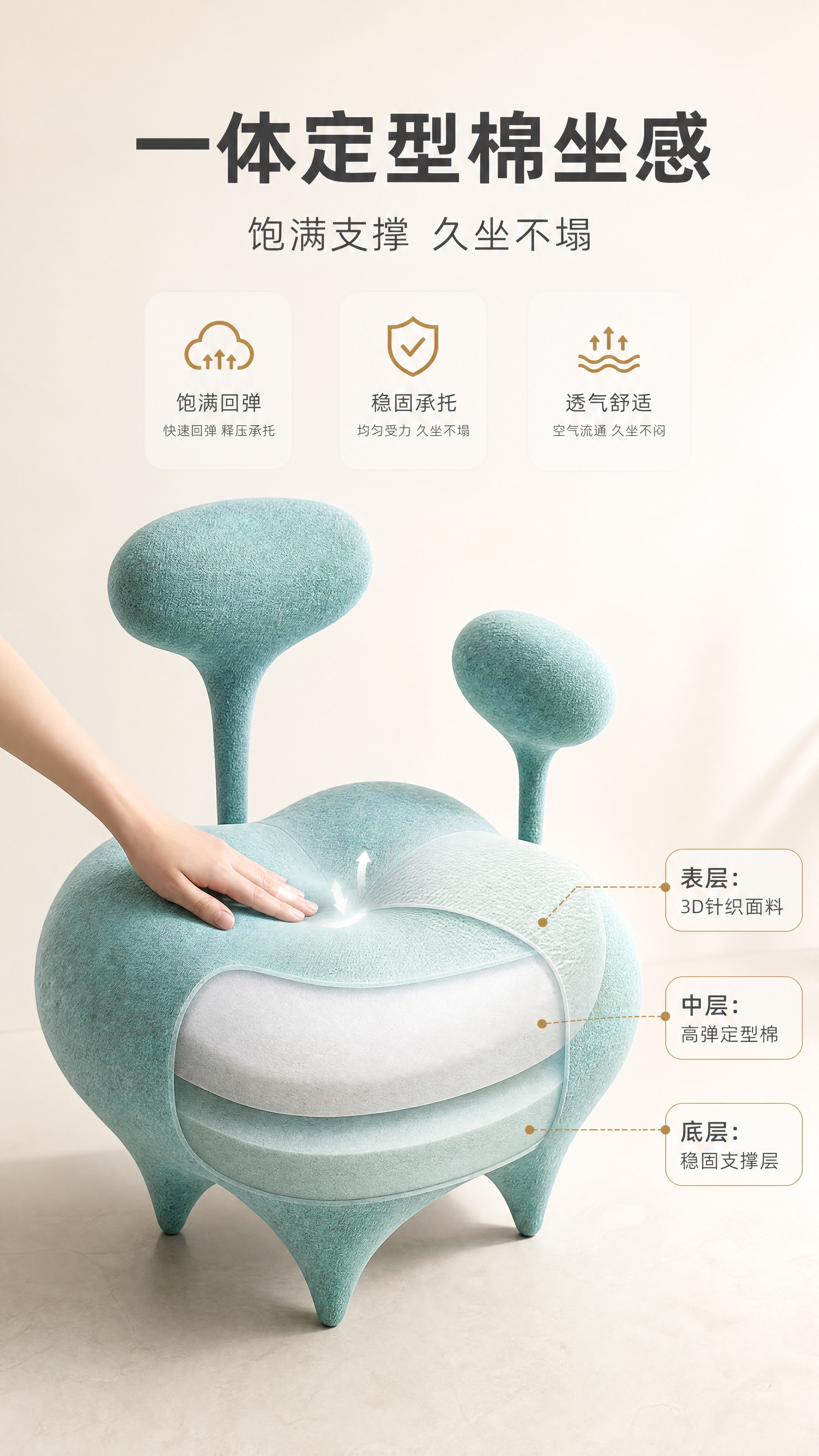 [商品] 使用【图1】D8831鹅卵石造型休闲椅；保留整体造型… - 图片创意预览