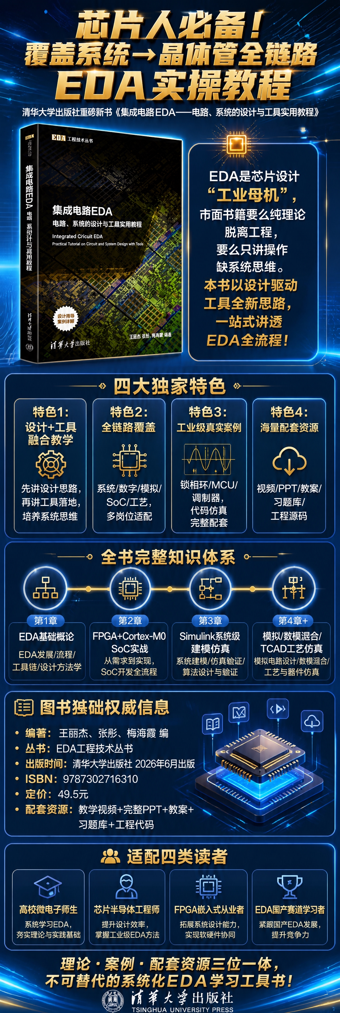 基于上传的EDA图书拉页海报进行重新设计，做以下修改： 1.… - 图片创意预览