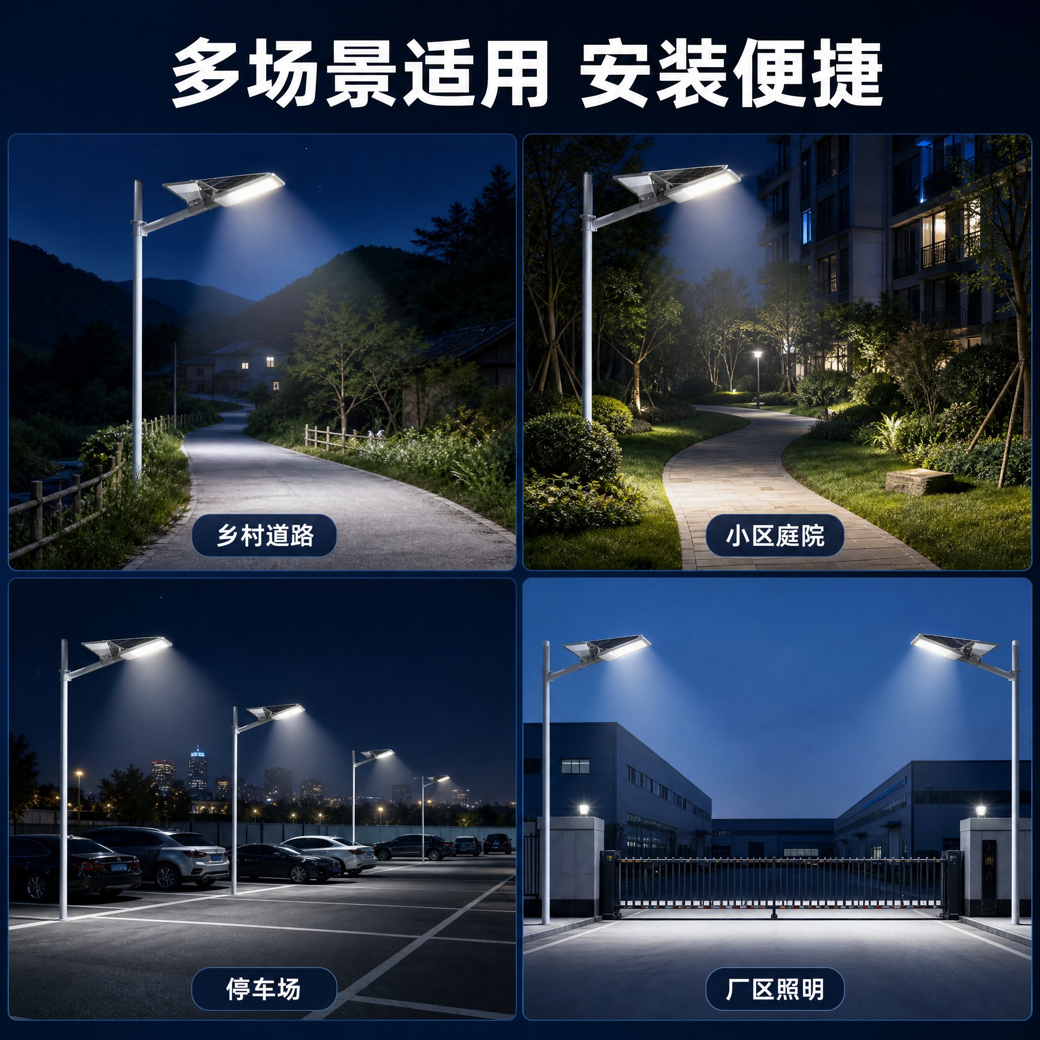 [主图-4] 多场景适用展示，体现产品广泛用途。 [统一基调]… - 图片创意预览