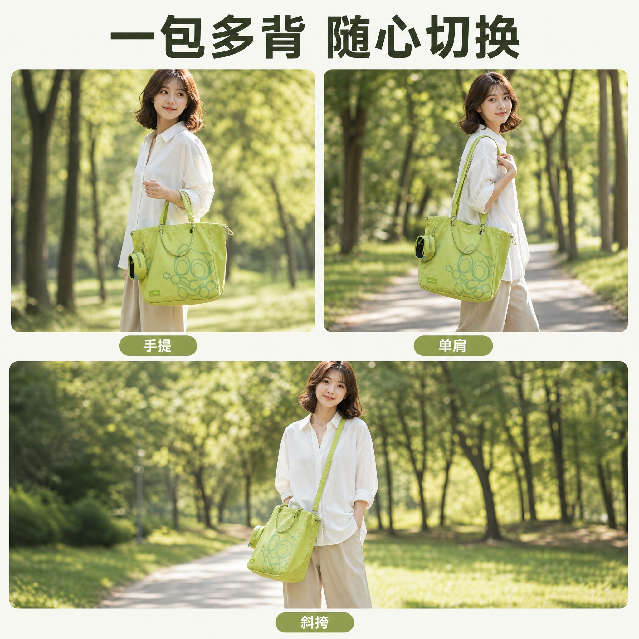 [主图-4] 主题：多种背法 随心切换，唯一任务是展示一包多背… - 图片创意预览