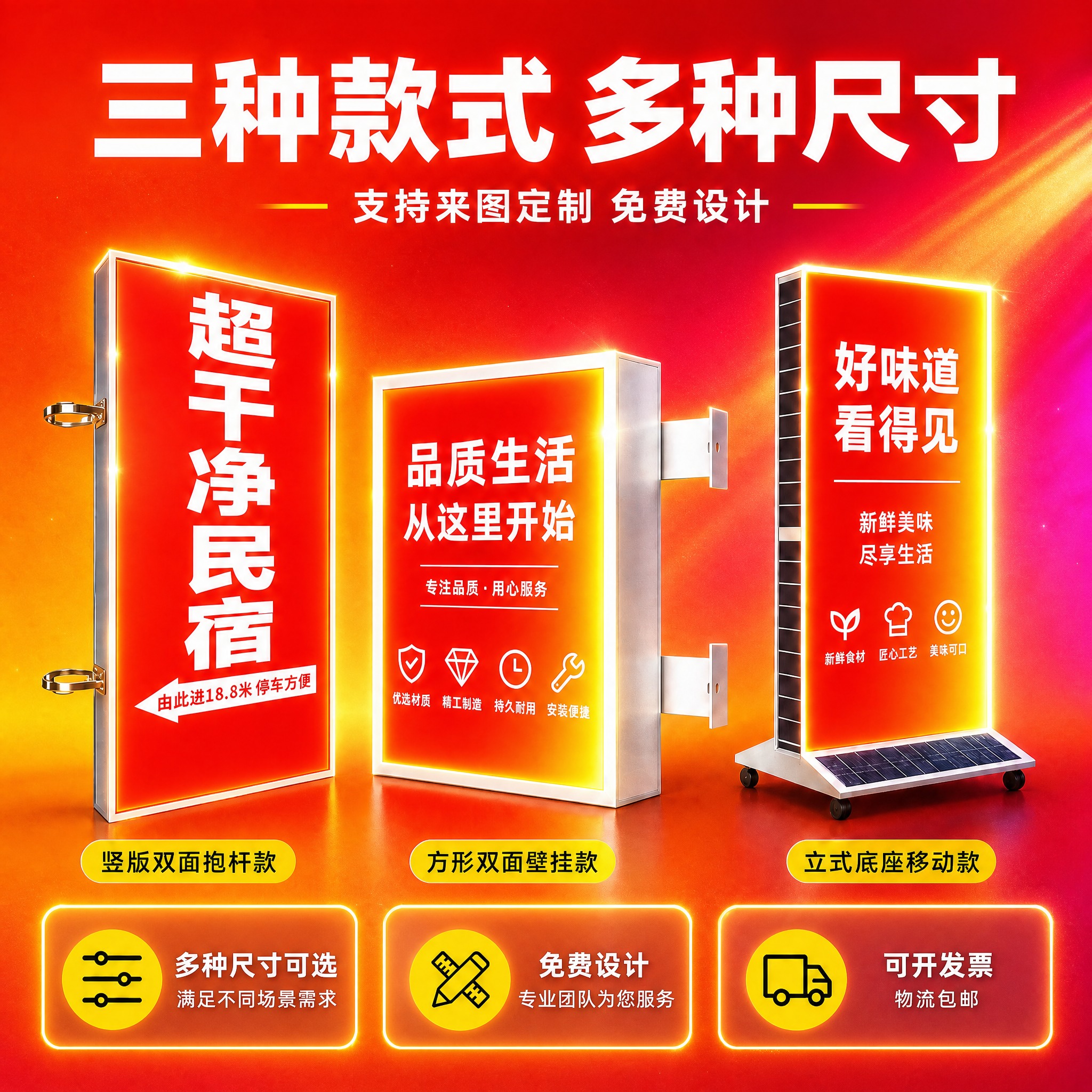 保持画面内容、文字、三款产品结构、构图与版式完全不变，仅重新调… - 图片创意预览