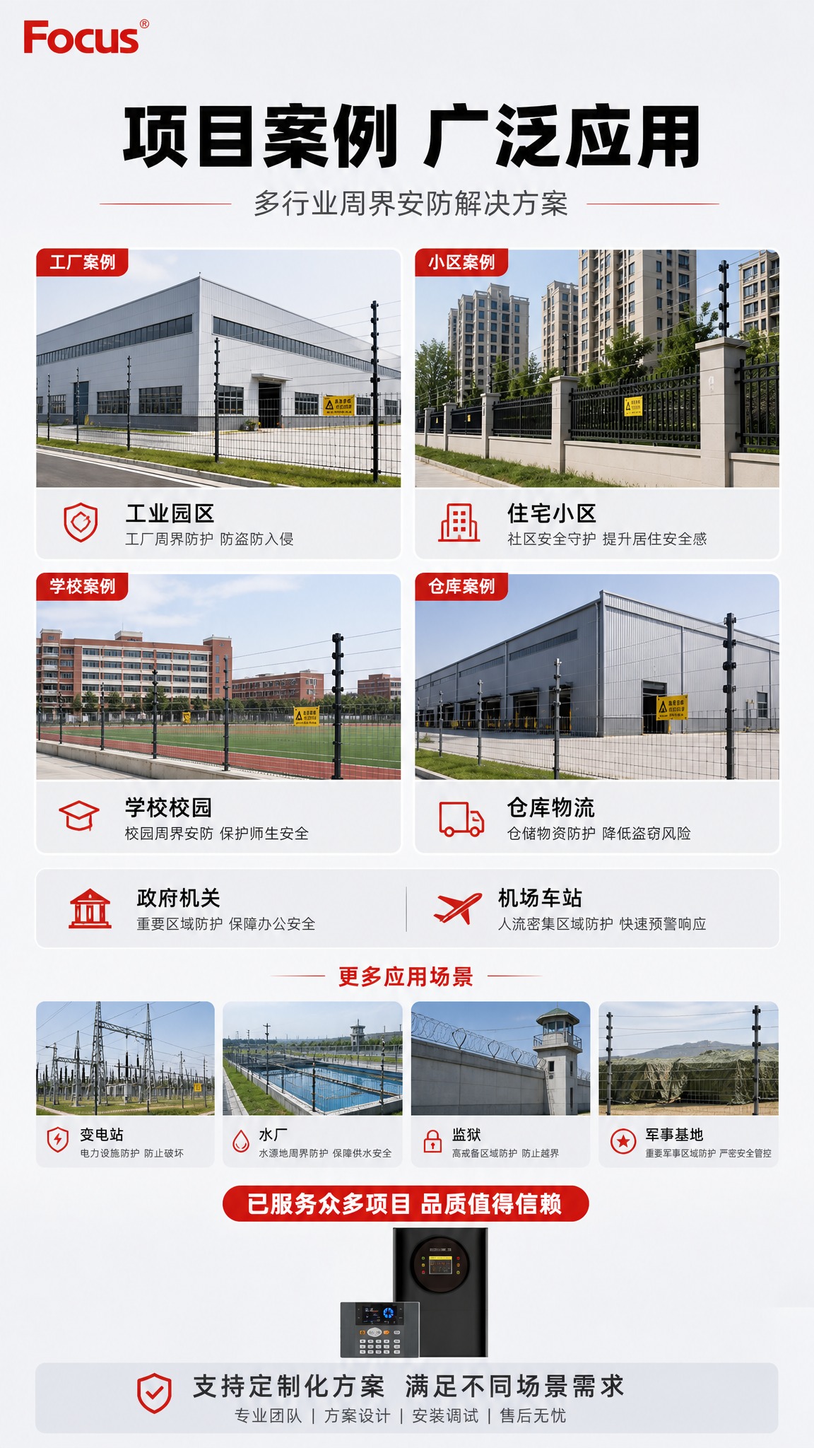 [商品] 使用【图1】脉冲电子围栏系统产品小图；严格保留产品外… - 图片创意预览