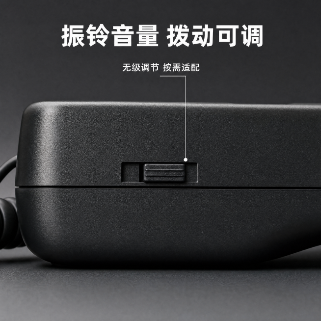 「图片1」，生成一套主图（8张），商品名称是无按键式桌放壁挂电话机，卖点是闪断键功能  振铃音量可调及拨动可调； 重拨功能 闭音功能 桌墙两用 雷击、抗电磁干扰设计 SOS紧急呼叫，风格是零售批发分，预览效果