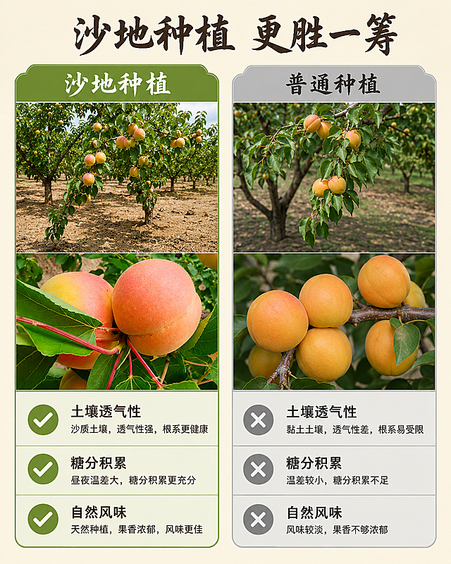 「图片1」，生成一套详情页，商品名称为沙地肉杏，适配抖音/快手平台，单图比例为高级A+ (电脑端)，需求屏数为10张。