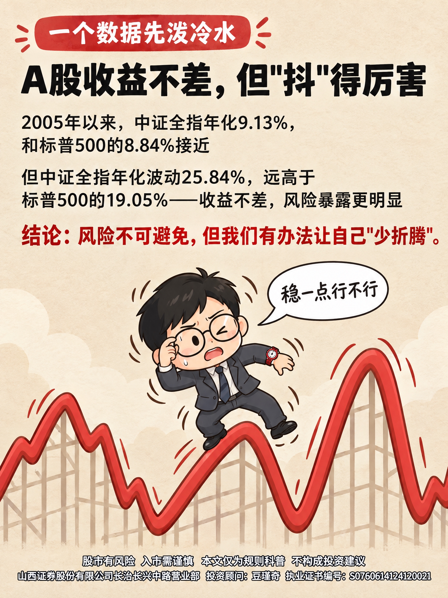 竖版3:4投资科普长图第二页，Q版卡通风，暖米色纸张质感背景。… - 图片创意预览