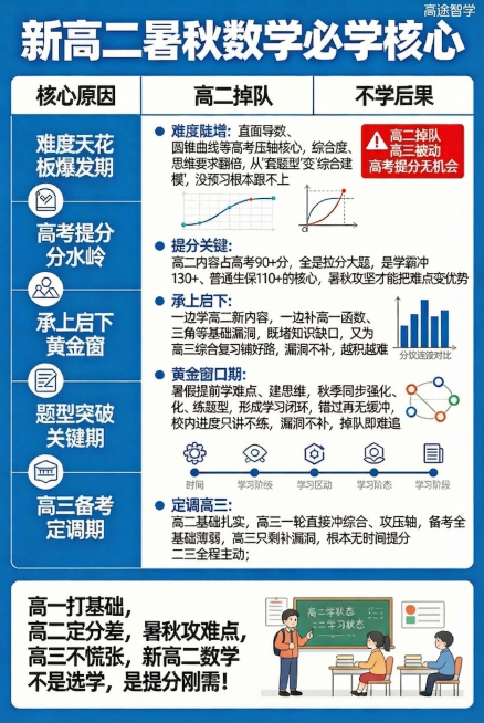 将“高途智学”logo自然添加到海报右上角，位置调整得更协调，logo大小适配，不要遮挡原有文字内容，保留海报所有原有的文字、排版和整体风格预览效果