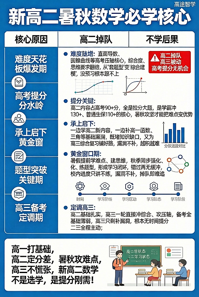 将“高途智学”logo自然添加到海报右上角，位置调整得更协调，logo大小适配，不要遮挡原有文字内容，保留海报所有原有的文字、排版和整体风格