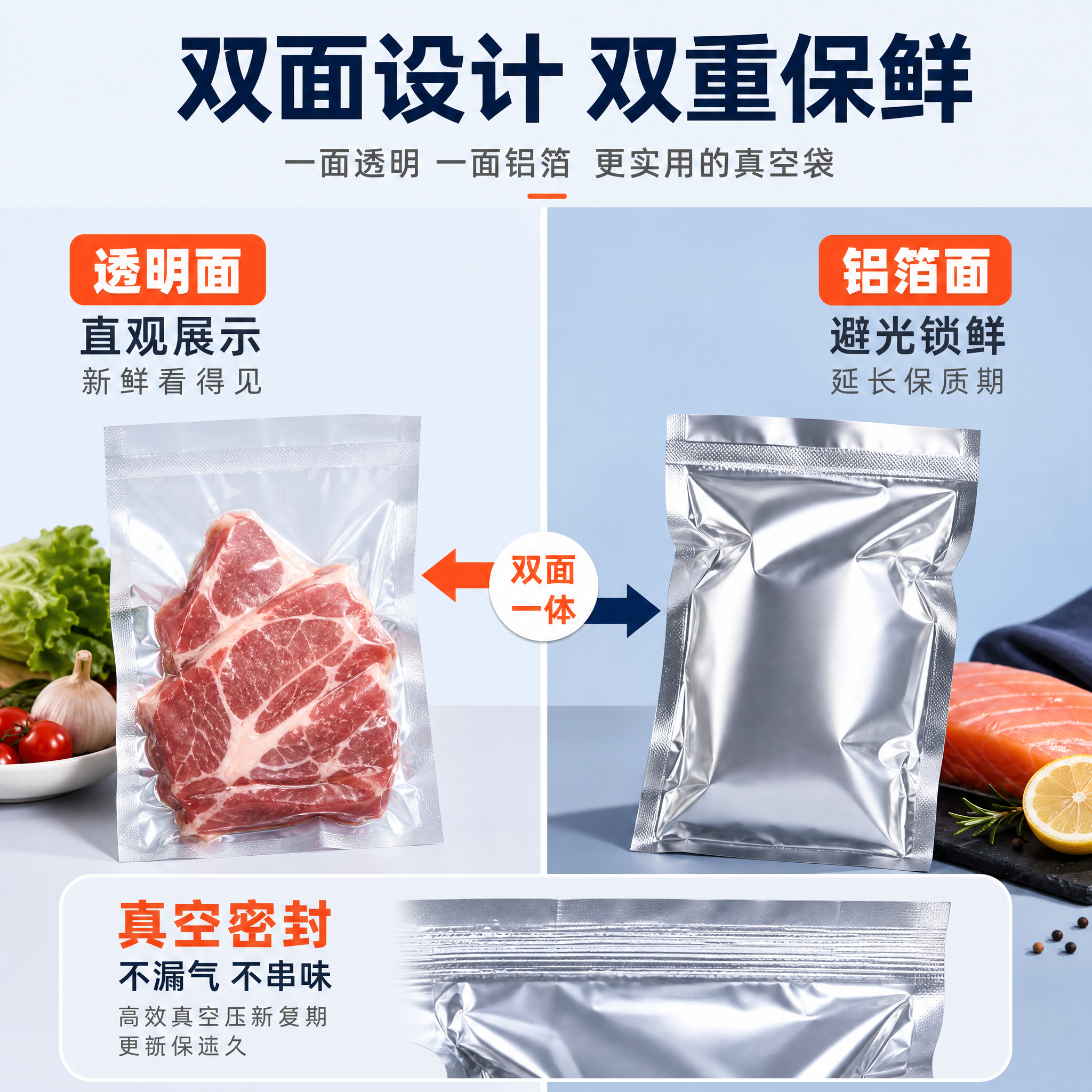 [主图-2] 核心卖点效果证明图，展示阴阳双面设计的实用价值与… - 图片创意预览
