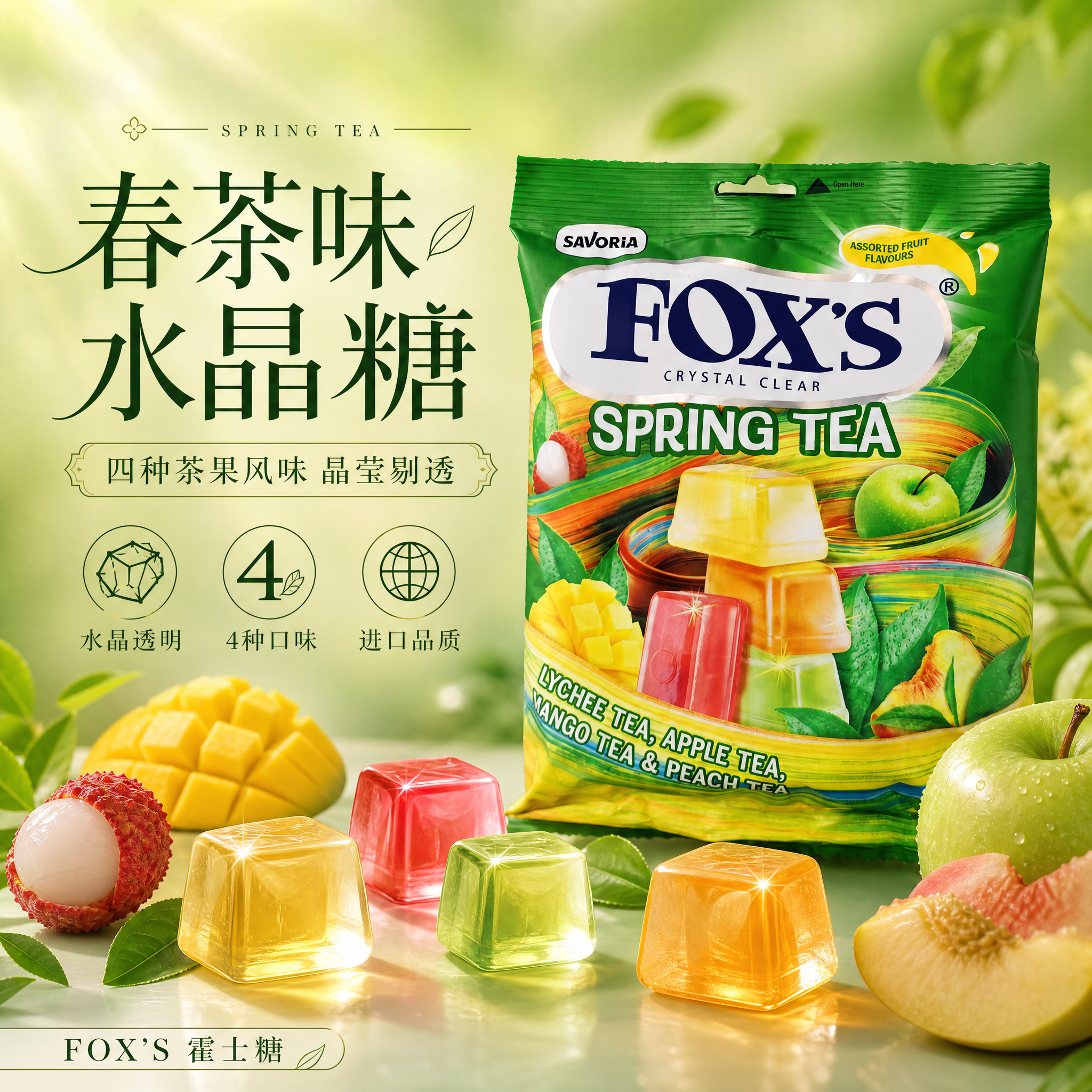 [主图-6] FOX'S SPRING TEA 春茶味水晶糖电… - 图片创意预览