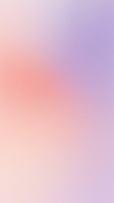 具有细腻磨砂质感的渐变背景，以柔和的珊瑚粉与淡紫色为主色调，色彩过渡自然柔和，呈现出温暖而梦幻的氛围，整体色调清新淡雅，质感细腻光滑，无任何文字和图案元素。预览效果
