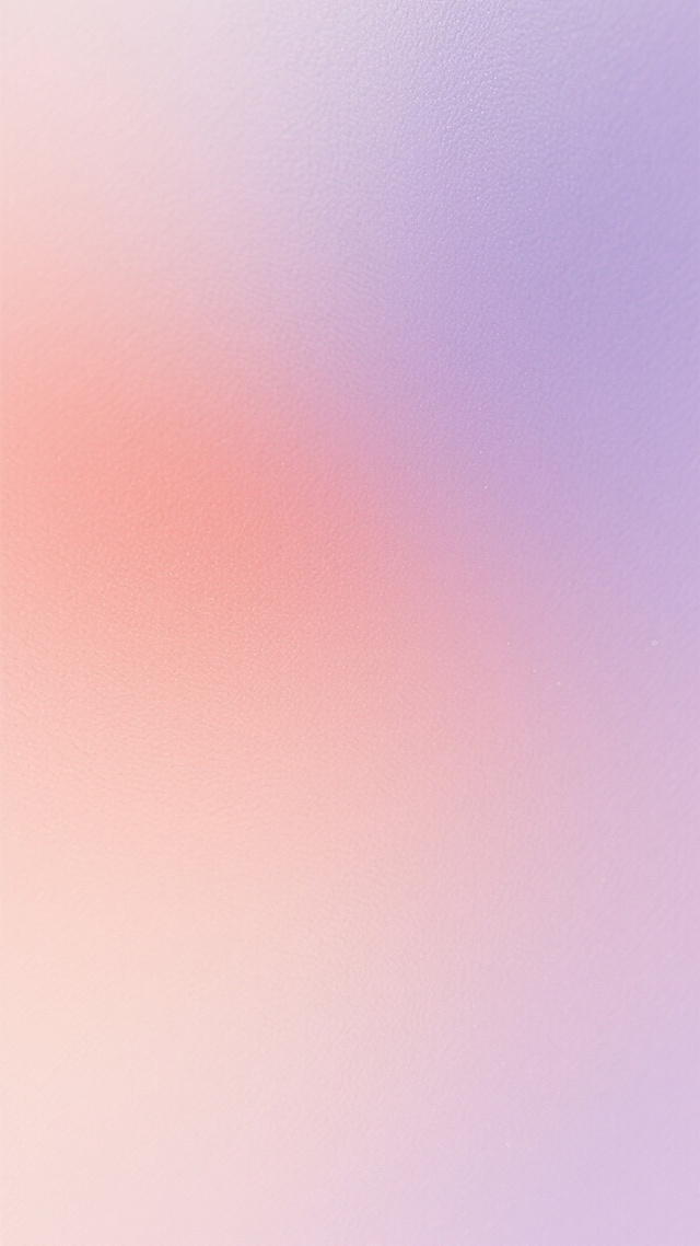 具有细腻磨砂质感的渐变背景，以柔和的珊瑚粉与淡紫色为主色调，色彩过渡自然柔和，呈现出温暖而梦幻的氛围，整体色调清新淡雅，质感细腻光滑，无任何文字和图案元素。