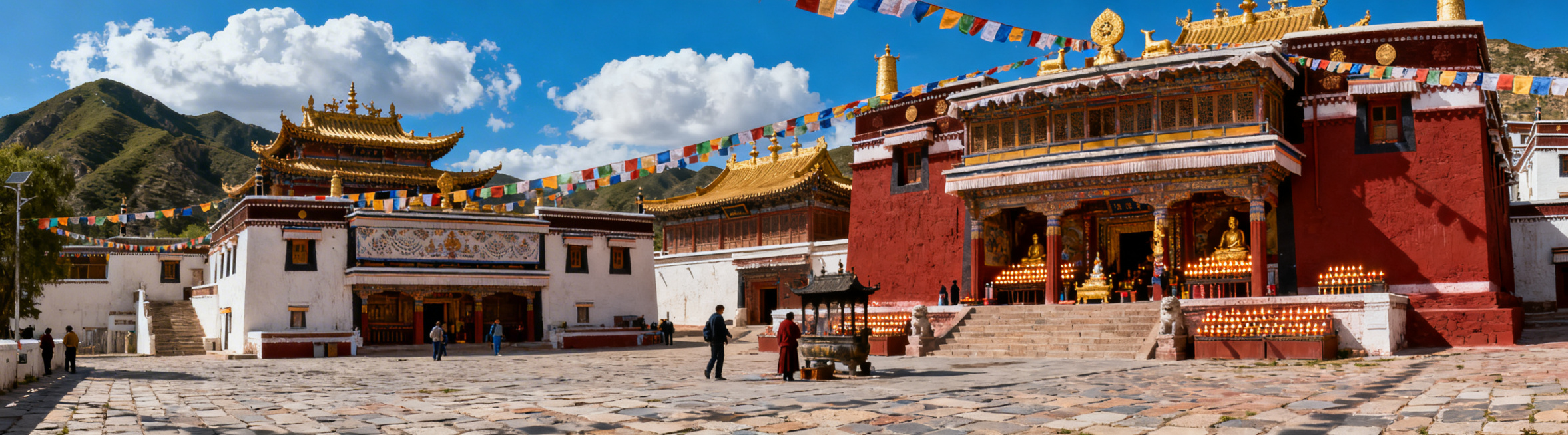 包头五当召实景照片，写实风格，高清真实场景预览效果